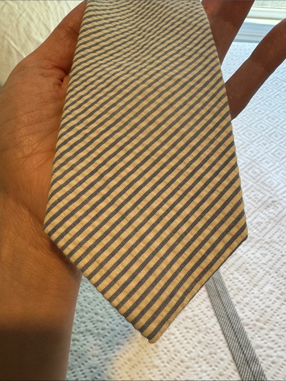 Seersucker Tie